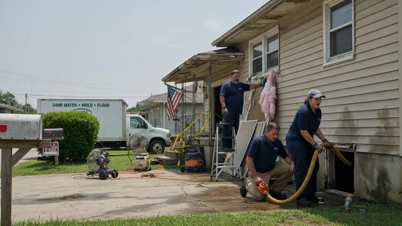 Water Damage Repair in Wells, TX near me
